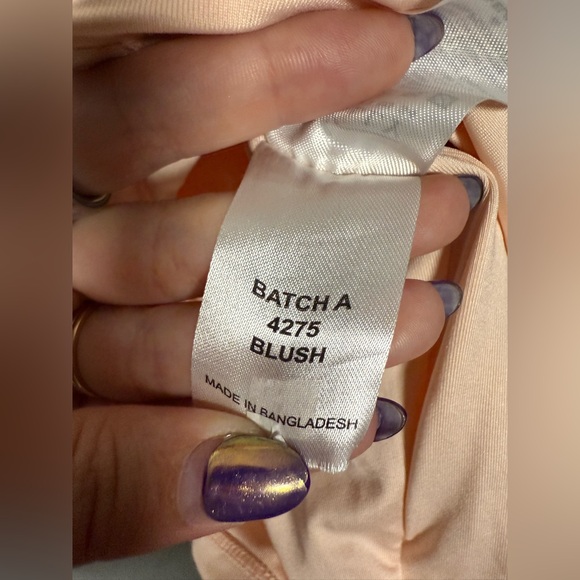 Oh Polly Entwined Blush Pink Twist Cut Out Mini Dress Size 2 - Picture 11 of 11